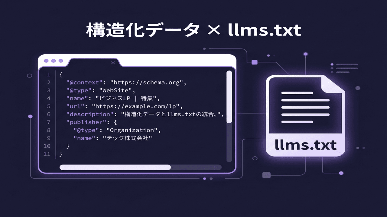 構造化データ設置のイメージ